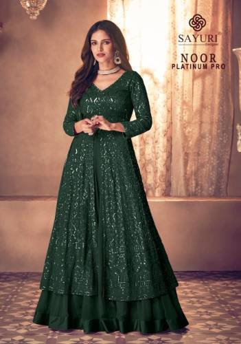 Noor Platinum Pro By Sayuri Designer Partywear Gown Collection